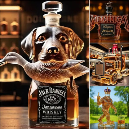 🍻【🔥Top hit 2026 Akcia】Sada fliaš whisky so zábavným dizajnom (300 – 330 ml)｜10 kreatívnych a jedinečných dizajnov｜Originálny darček a štýlová barová dekorácia