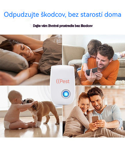 【Zľava na konci sezóny】🔥🐭【3 ks】Fyzikálny tichý ultrazvukový odpudzovač hlodavcov a hmyzu