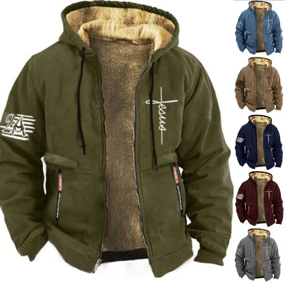 🔥🧥🔥【Plaćanje po preuzimanju】【S-5XL】Muška jesensko/zimska modna ležerna jakna od debelog flisa