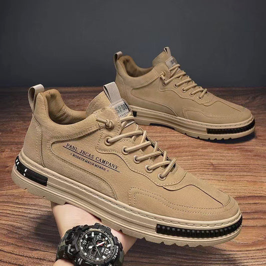 【39-44】Nuevos zapatos de piel suave transpirable para hombre, otoño/invierno 2025