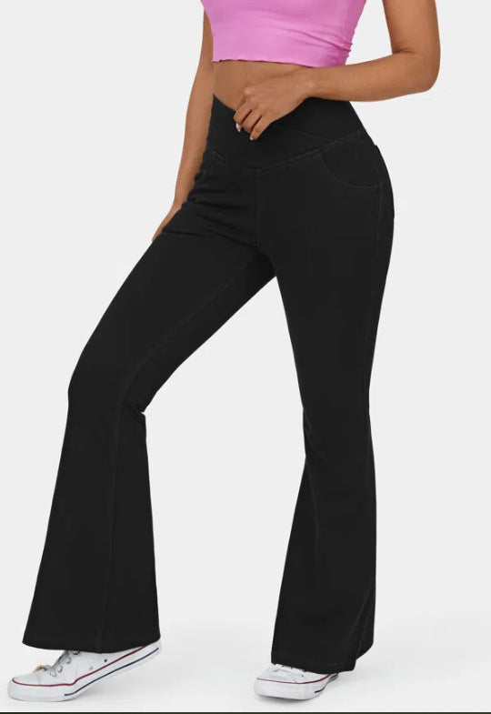 ✅👖【XS-4XL】Úzke rozšírené džínsy s vysokým pásom, tvarujúce zadok