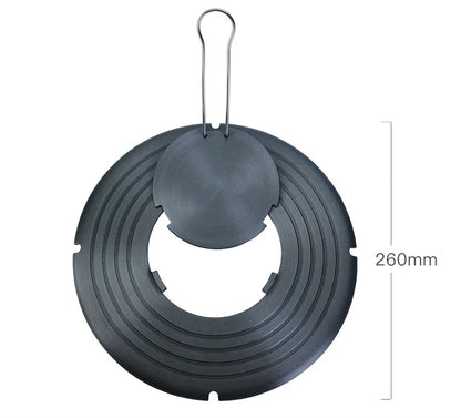 🔥 🍳Placă conducătoare de căldură pentru aragaz de uz casnic  (potrivită pentru gătit, prepararea supei, dezghețarea ingredientelor，protejează oala de arderea neagră bucată) 3870868