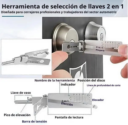 🔐Promociones especiales esta semana🔑 - 49% de descuento🔥Decodificador de llaves de acero inoxidable
