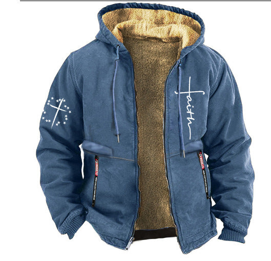 🔥🧥🔥【Pago contra reembolso】【S-5XL】 Chaqueta casual de terciopelo grueso de otoño e invierno para hombre