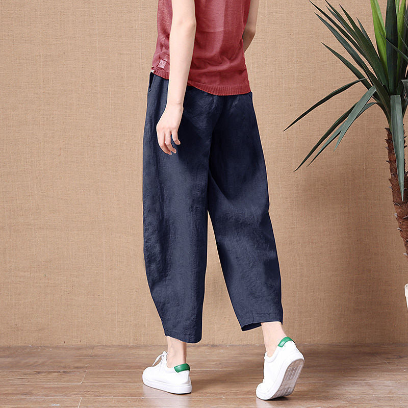 💥🔥【S-5XL】✨💕 Nowe damskie codzienne spodnie krótkie o wysokiej talii z czystej bawełny