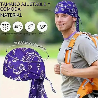 🔥✨【Compra 3 y llévate 3 gratis, set de 6 piezas】Diademas clásicas para motociclistas y atletas