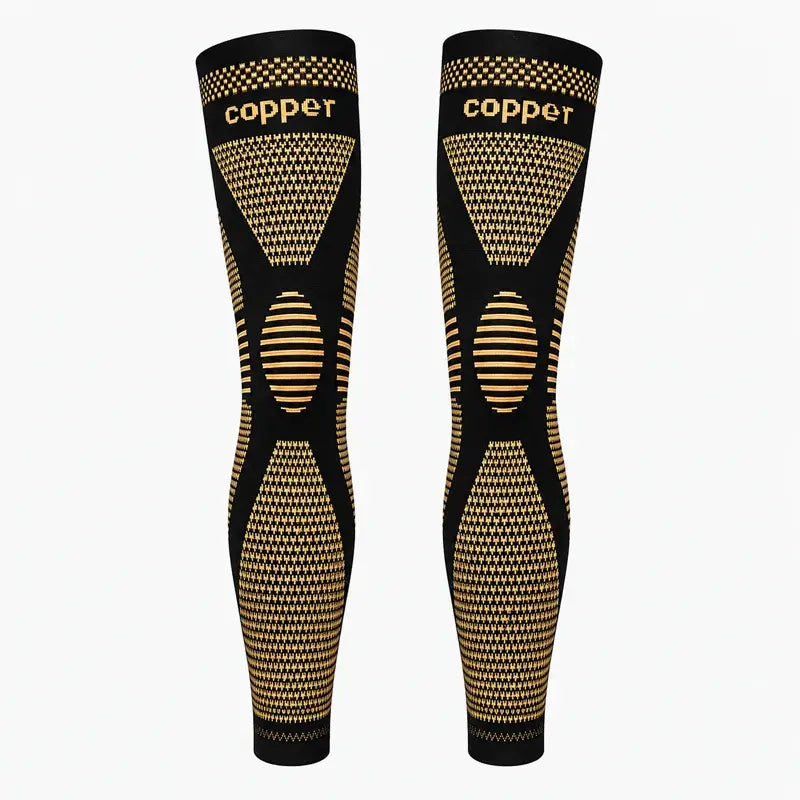 🦵 Rodillera elástica de nailon de diseño largo | Ofrece un ajuste compresivo, calidez y flexibilidad; ideal para la práctica deportiva y el uso diario.