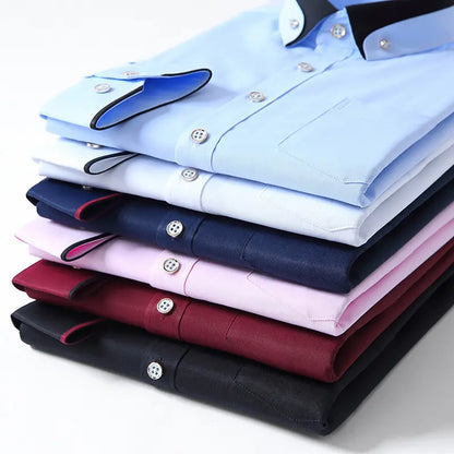 👕2026 Nova poslovna ležerna košulja dugih rukava za muškarce 【Veličine S-4XL】