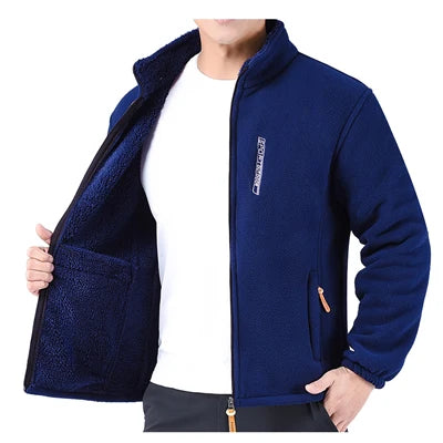 😎【XL-6XL】Muška debela jakna od samta za jesen i zimu