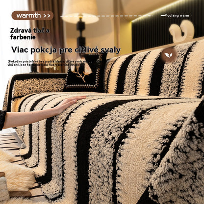 🛋️zľava 50% 🎉 Mäkký, protišmykový plyšový poťah na pohovku🍂【180*130 cm】