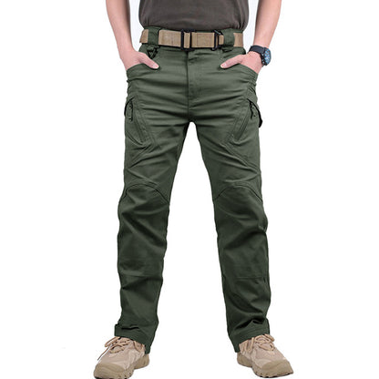 👖✨【49% OFF】Pantaloni cargo negri militar cu mai multe buzunare pentru bărbați noi, respirabili 3830198