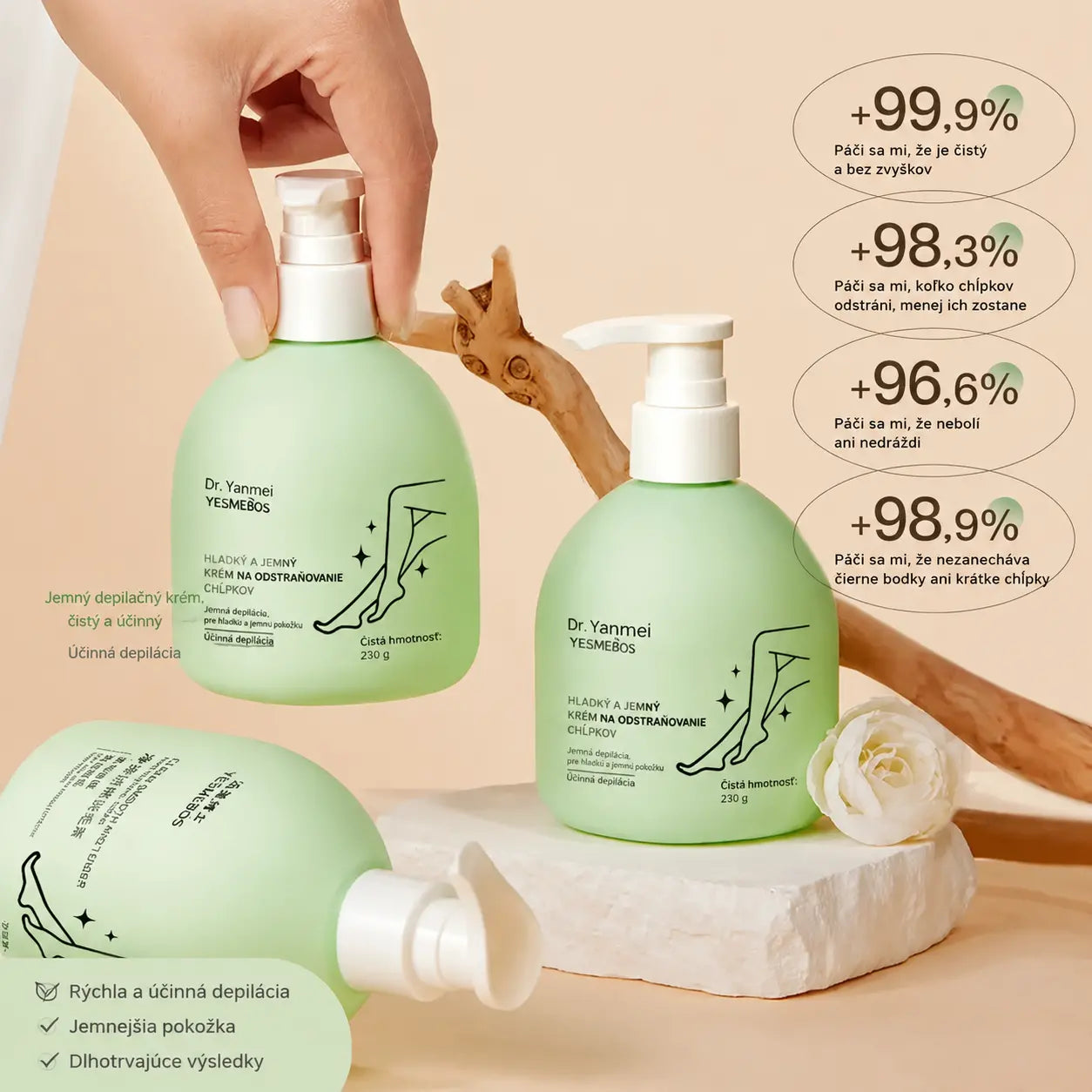 30% ZĽAVA✨Jemná a k pokožke šetrná sada na odstraňovanie chĺpkov | Časovo obmedzená ponuka 🎁