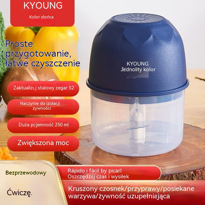 🔥 🥗Kup 1, drugi GRATIS! ✨ Bezprzewodowy mini rozdrabniacz do żywności