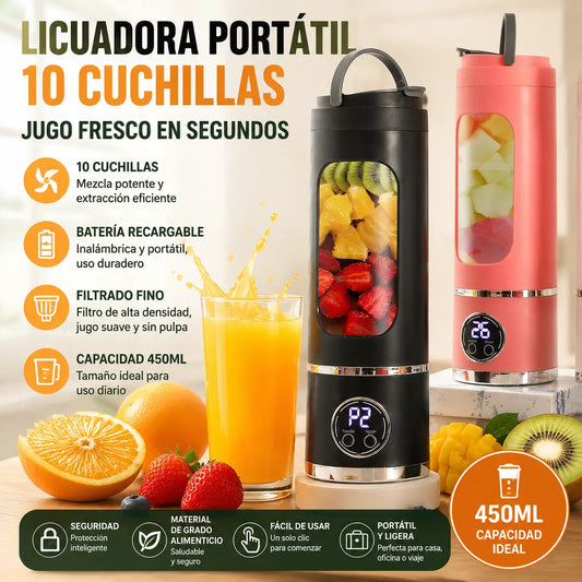 ✨🍹 Licuadora portátil inalámbrica 🔥 Diseño portátil inalámbrico
