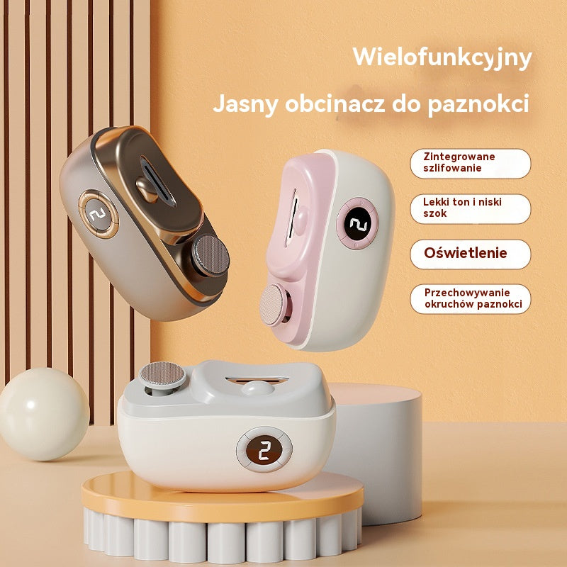 ✂️💅🔥Kup 1, a drugie otrzymasz gratis!🔥 Wielofunkcyjny elektryczny pilnik do paznokci, elektryczny obcinacz z ochroną przed przytrzaśnięciem