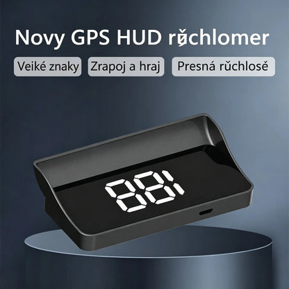 【Švajčiarska vojenská GPS navigácia „Ako sa vyhnúť pokute“】Nový GPS rýchlomer a otáčkomer s displejom HUD