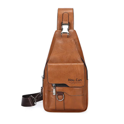🎒 Vodootporna torba za rame od prave kože u retro stilu: neophodan predmet za svakodnevno putovanje na posao.