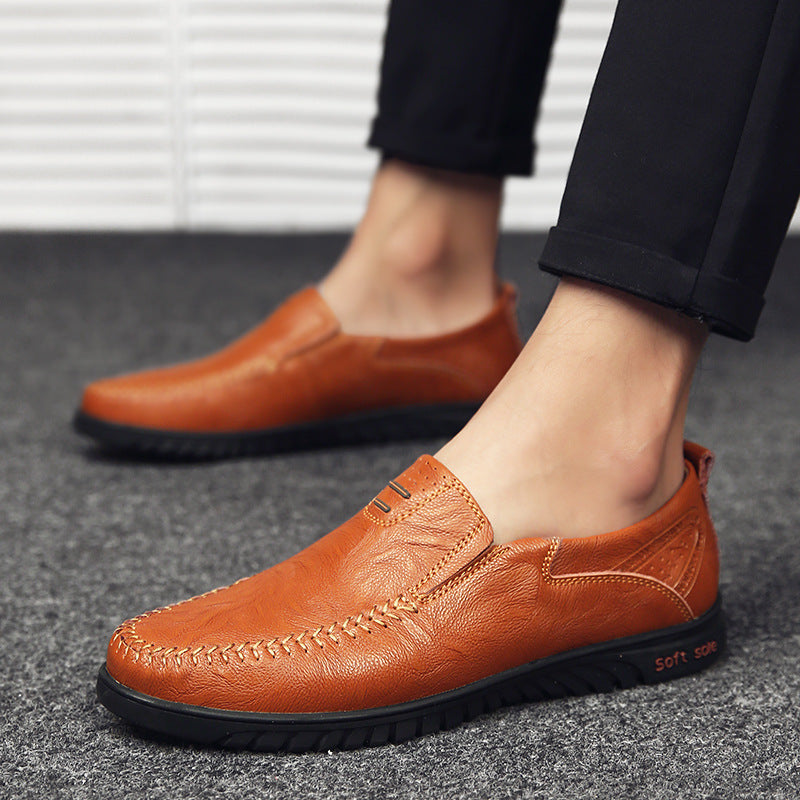 🔥👞【39–44】Nové pánske módne voľnočasové topánky z hovädzej kože, model 2026