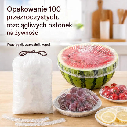 [200 arkuszy w opakowaniu] Jednorazowa folia spożywcza, odpowiednia do pojemników i żywności. Charakteryzuje się doskonałą przyczepnością, dobrymi właściwościami uszczelniającymi i jest łatwa w użyciu.