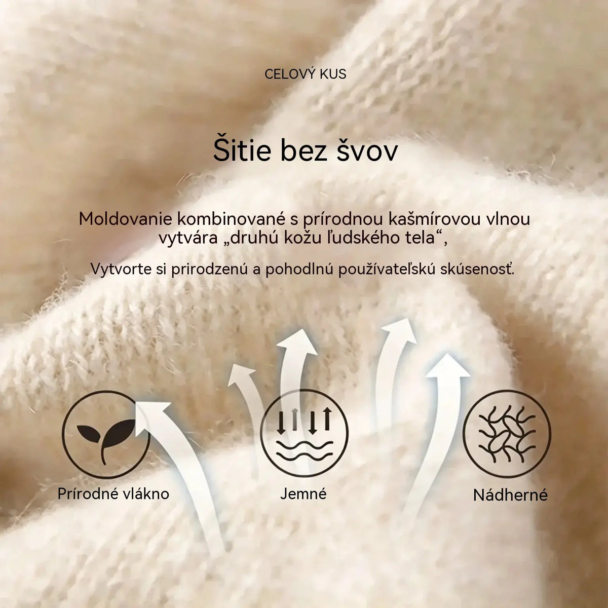 49% zľava [40–80 kg] Mäkký kašmírový pletený kardigán – štýlový a elegantný