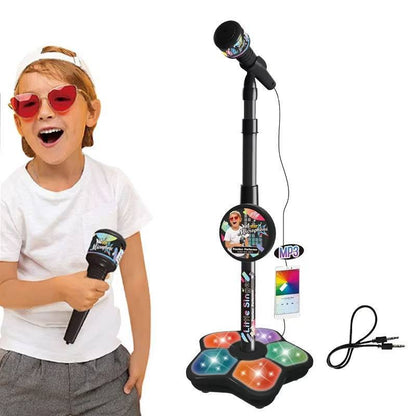 🔥Hit Sprzedaży 【Rabat 50%】💥Zabawka mikrofon, zabawka karaoke z podświetleniem