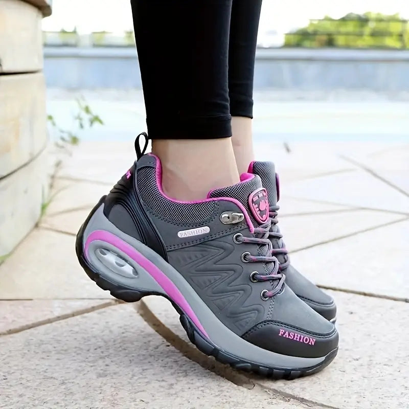 🎀💁‍♀️【35-42】Nowe damskie buty sportowe z poduszką powietrzną, zwiększające wzrost, z miękką podeszwą