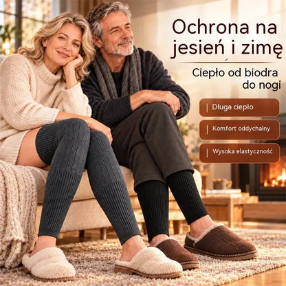 🦵 Ciepłe zimne nakolanniki, długi model z miękką podszewką, rozszerzona ochrona kolan i nóg!