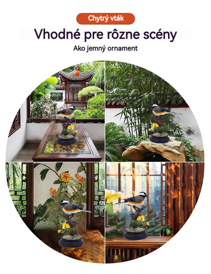 🦜🐦🐦【Kúp 1 a získaj 1 zadarmo】Kreatívne, roztomilé vtáčie ozdoby ovládané hlasom na dekoráciu stola v izbe.