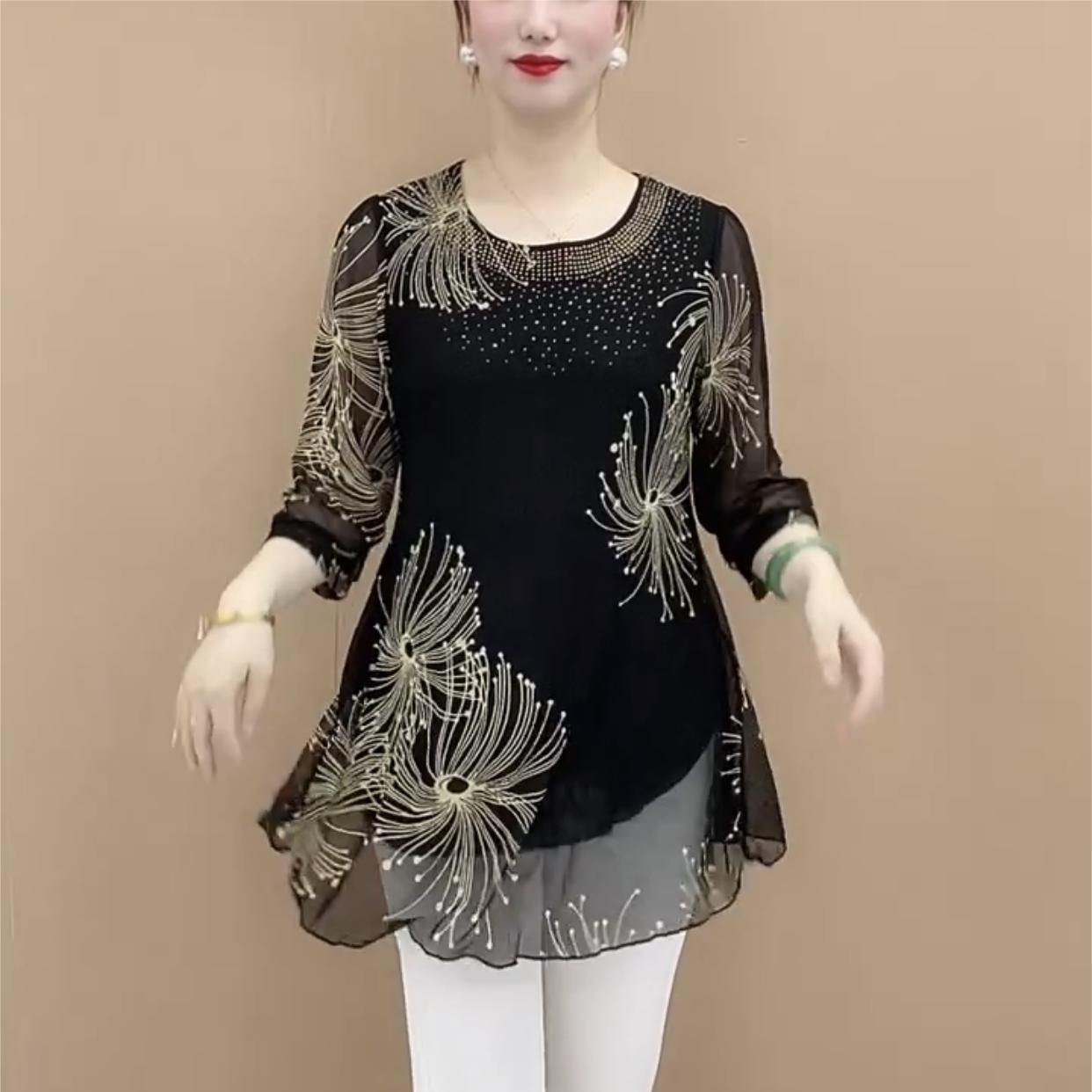 ✨😍30% zniżki! 【M-4XL】2026 Nowa koronkowa koszulka z krótkim rękawem