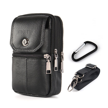 🔥Hit Sprzedaży 【Rabat 50%】✨👍Skórzana Saszetka Męska na Telefon – Praktyczna Torba Crossbody na Co Dzień | Wygoda i Styl