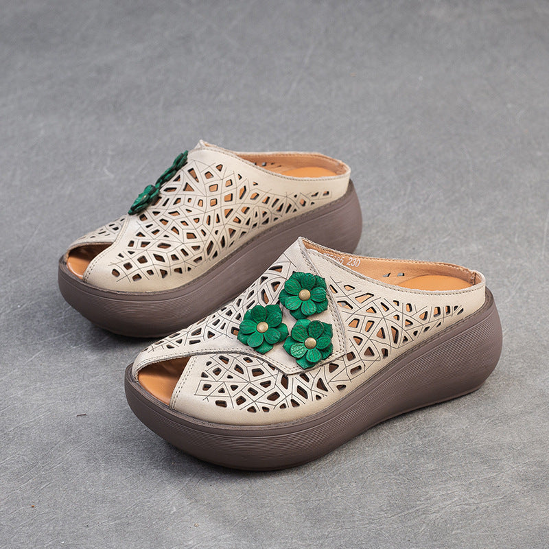 👡【35-40】Nove retro sandale iz 2026. s debelim potplatom i ribljim ustima