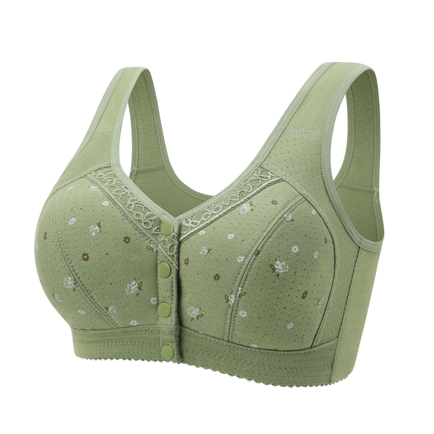 💕【Kup 1, otrzymaj 1 za darmo】👙【45-100kg】 Nowy i ulepszony wygodny koronkowy biustonosz w dużym rozmiarze