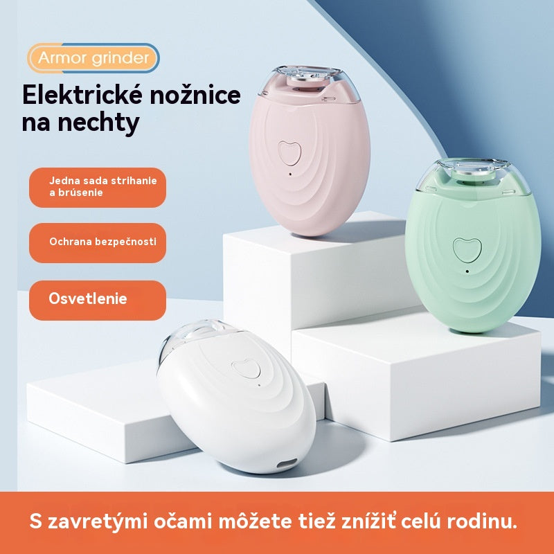 💅 Kúpte 1 kus a získajte 1 zadarmo! ✨ Automatický pilník na nechty (1 kus), pre bezpečnú a šetrnú starostlivosť o nechty 👶🔧