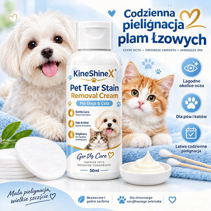 🐶Krem na zacieki po łzach dla psów i kotów