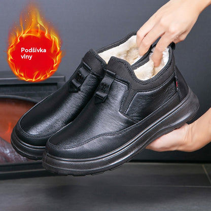 😍✨[Oferta por tiempo limitado]👟🌹 Tallas 39-44, nuevas botas de invierno para hombre, confeccionadas en terciopelo y algodón grueso.