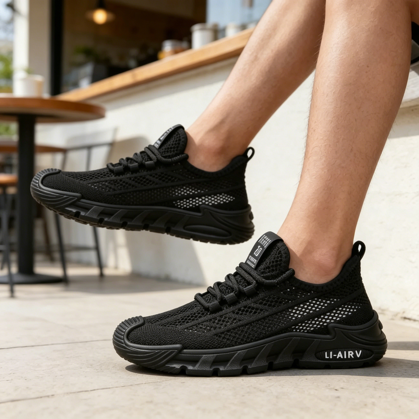 【39-44】🔥Nuevas zapatillas de hombre transpirables de malla perforada con suela flexible para una mayor comodidad al caminar💨