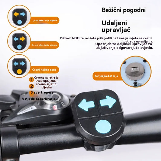 😀【Kupite jedan, dobijte jedan gratis】Nova višenamjenska bežična truba s daljinskim upravljačem za pokazivače smjera