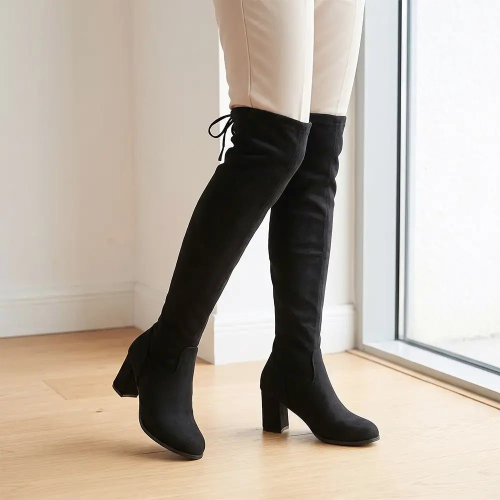 【35-43】👢 Kozaki za kolano 👢 — Natychmiast dodają elegancji!