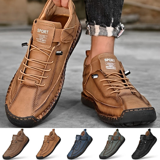 🥾🏆【30% REDUCERE】【38-48】 Pantofi casual pentru bărbați, de înaltă calitate, lucrați manual, pentru muncă, în aer liber, cusuți 3879914