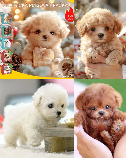 🔥Éxito total 【Descuento del 50%】 - 🐶Novedad estrella 2026 – cachorro robótico de peluche, se mueve, ladra y salta