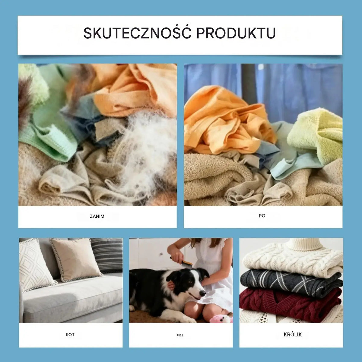 ✨🐾【2 pudełka】Kule do prania wielokrotnego użytku do usuwania sierści