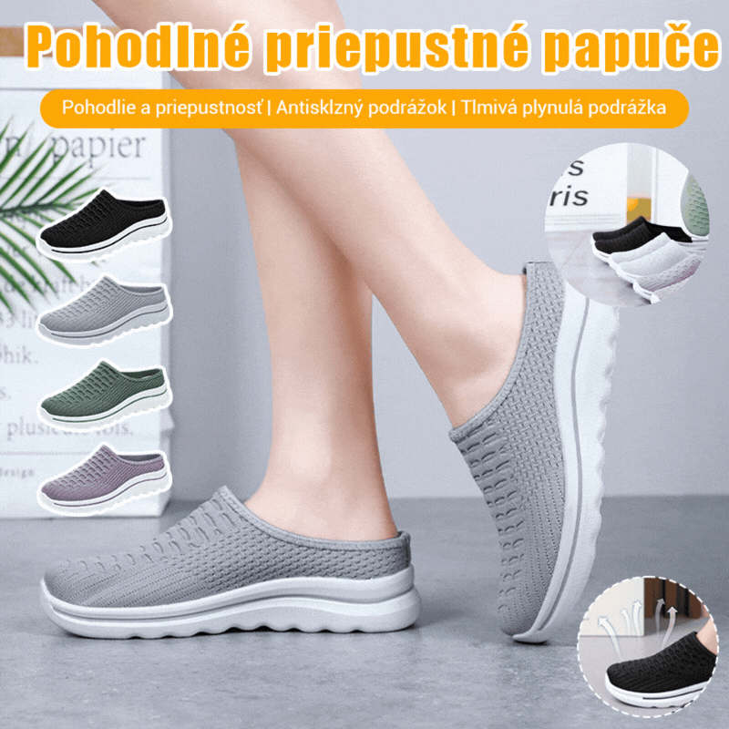 ✨【Kúp 1 a 1 zadarmo】 Nová dámska ležérna obuv z roku 2026, priedušná flyknit obuv na voľný čas