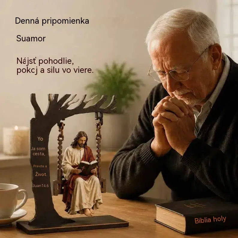 🔥Kúpte 1, získajte 1 zadarmo🔥🔥 Posledný deň: 50% zľava - ✝️📚 Kresťanská závesná ozdoba s Ježiškom