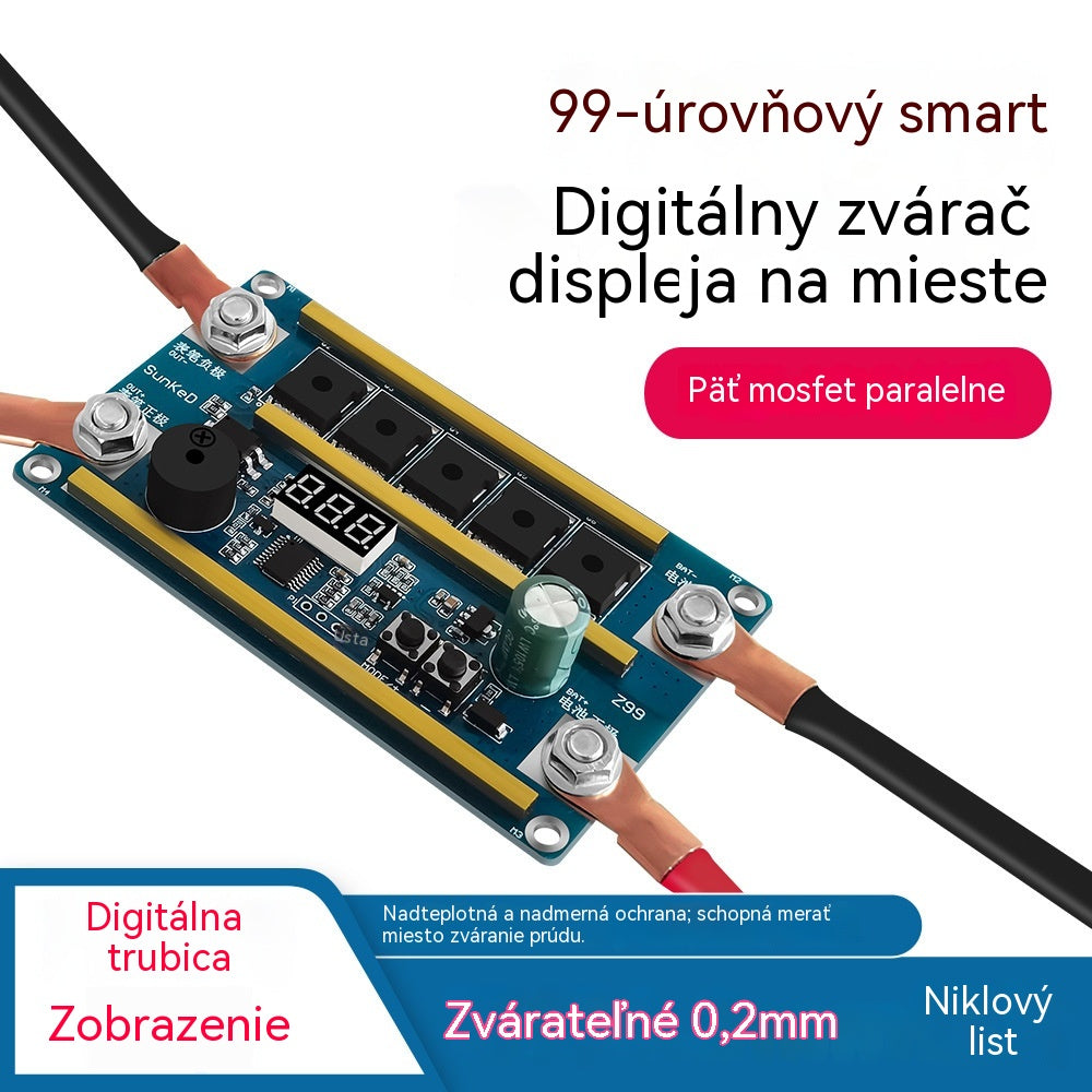 🔥🔋 Prenosný ovládací panel bodového zvárania Z99 | Vstavané zváracie pero