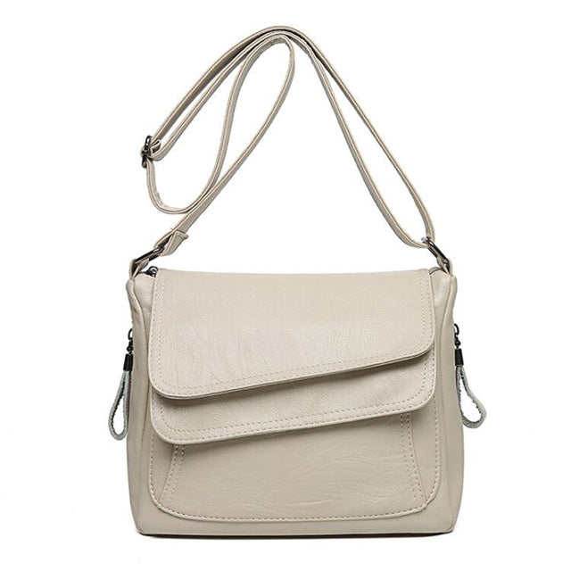 ⏳⏰Akcia čoskoro končí ✨👜 Štýlová taška cez rameno vyrobená z kvalitnej, mäkkej kože