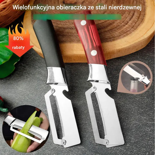 💥Kup jeden, a drugi dostaniesz gratis💥🔪Wielofunkcyjna obieraczka ze stali nierdzewnej🧅