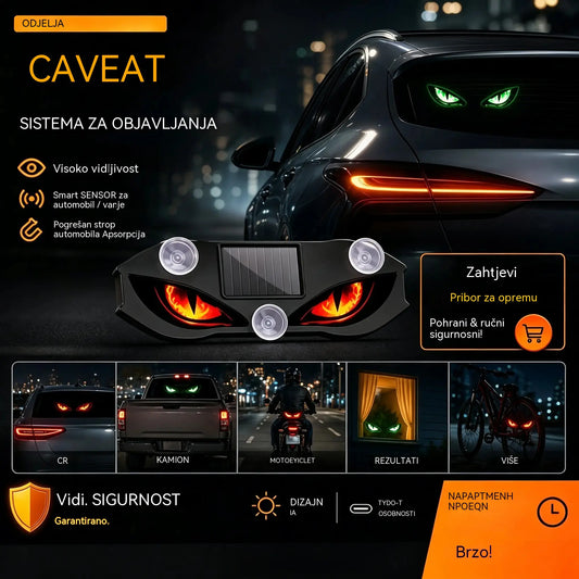 [Kupite jedan, dobijte jedan gratis] Dva artikla za samo23 eura. 🚗👀 LED svjetla za automobil na solarni pogon | Privucite pozornost i poboljšajte sigurnost vožnje: Bežični dizajn, automatsko otkrivanje, univerzalno upravljanje aplikacijom ✨