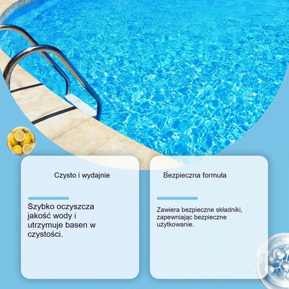 🔥【Kup 1, otrzymaj 1 gratis】🏊‍♀️💧Tabletki do czyszczenia basenu, zapewniają czystą i przejrzystą wodę