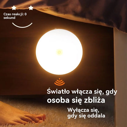 🏡【Kup 3, otrzymaj 3 gratis，6 za 129 zł】💡Inteligentne światło LED wykrywające ruchy ciała człowieka, łatwe do ładowania i praktyczne