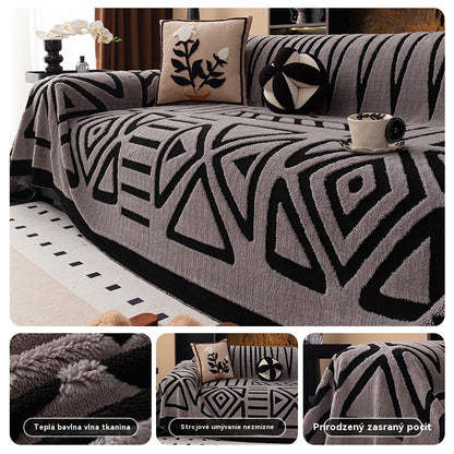 🛋️zľava 50% 🎉 Mäkký, protišmykový plyšový poťah na pohovku🍂【180*130 cm】